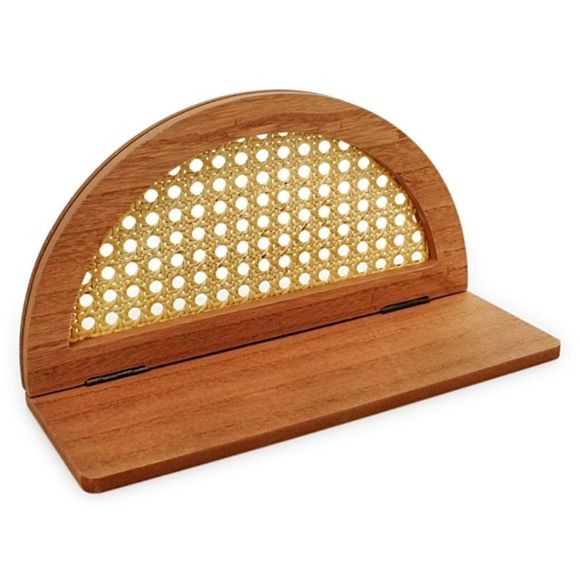 NEW One Rattan Foldable Wall Shelving - Picture 1 of 7